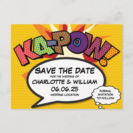 日付漫画ブックKA-POWモダンおもしろいの保存 案内ポストカード (正面)