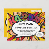 日付漫画帳モダンおもしろいの変更 ポストカード (正面/裏面)