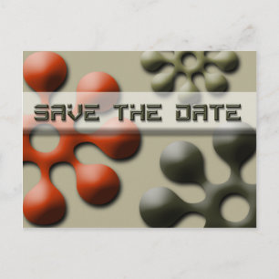 日付特別イベント通知招待状の保存 案内ポストカード