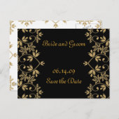 日付王室のはがきを保存する。 案内ポストカード (正面/裏面)