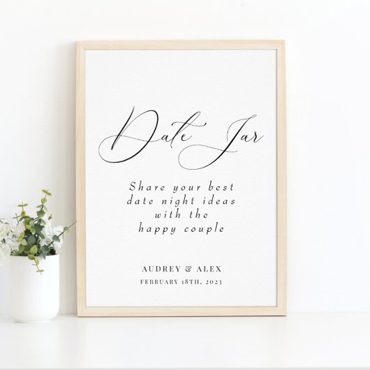 日付瓶 現代 ブラック 結婚前のお祝い イベント サイン