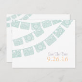 日付用紙の絵文字はがきを保存する 案内ポストカード (正面/裏面)