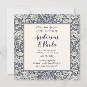 日付確認メッセージの保エレガント存イタリアンスタイル (裏面)