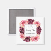 日付磁石を保存する マグネット (正面/裏面)