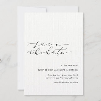 日付素朴の保存 セーブザデート