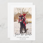 日付素朴の季節の緑のタータンチェック シーズンカード (正面/裏面)