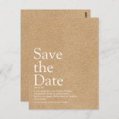 日付素朴の定義をミニマルに保存 ポストカード (正面/裏面)