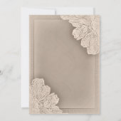 日付素朴を保存する上げフローラ結婚式 セーブザデート (裏面)