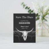 日付素朴を保存する西白黒 ポストカード (スタンド正面)