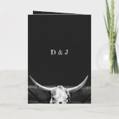 日付素朴を保存する西白黒 案内状 (裏面)