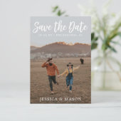 日付素朴カードを白で保存 – 日付を保存 出欠カード (スタンド正面)