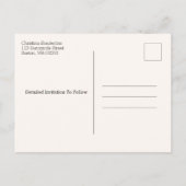 日付素朴ファミリ懇親会紅葉の保存 案内ポストカード (裏面)