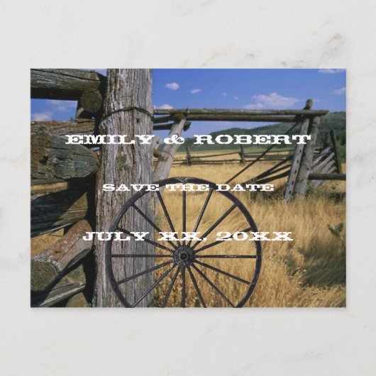 日付素朴ポストカードの国 案内ポストカード (正面)