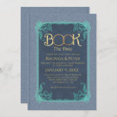 日付結婚招待状 招待状 (正面/裏面)