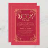 日付結婚招待状 招待状 (正面/裏面)