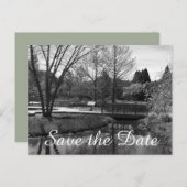 日付自然シーンの保存 案内ポストカード (正面/裏面)