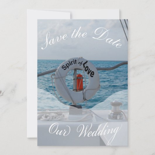 日付航海ののセーリング セーブザデート (正面)