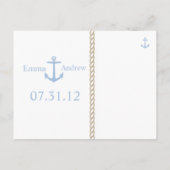 日付航海のを保存する 案内ポストカード (裏面)