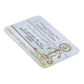 日付航海の磁石を保存する宛先ウェディング マグネット (右側)