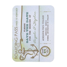 日付航海の磁石を保存する宛先ウェディング マグネット