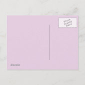 日付蝶の木の発表を保存 案内ポストカード (裏面)