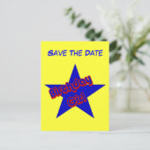 日付誕生日の女の子はがきを保存おもしろいする 案内ポストカード (スタンド正面)