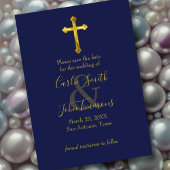 日付金ゴールドの色を変更しない セーブザデート