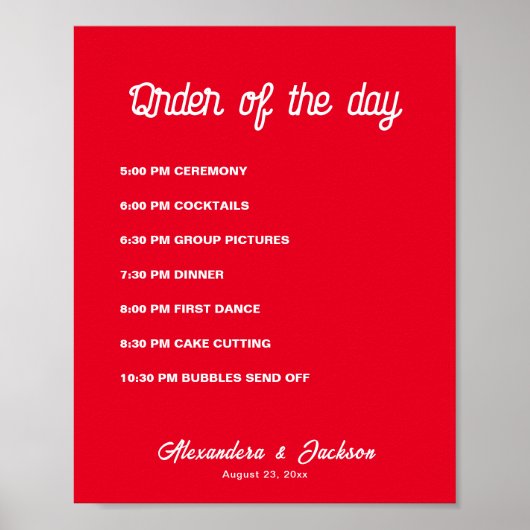 日付順 ポスター (正面)