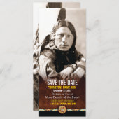 日付4x9.5カードを救って下さい セーブザデート (正面/裏面)