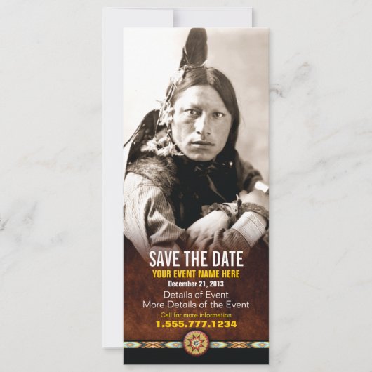 日付4x9.5カードを救って下さい セーブザデート (正面)