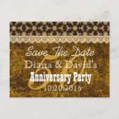 日付50周年記念金ゴールドBLACK V01の保存 案内ポストカード (正面)