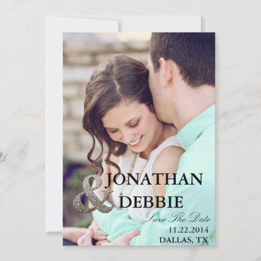 日付5x7の郵便はがきの一見を救って下さい セーブザデート (正面)