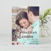 日付5x7の郵便はがきの一見を救って下さい セーブザデート (スタンド正面)