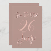 日付6月のパーティーバラ金ゴールドスクリプトの保存 セーブザデート (正面/裏面)