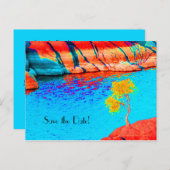 日付75番目の誕生祝いはがきを保存 案内ポストカード (正面/裏面)