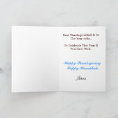 日付79811のThanksgivukkahの挨拶状を救って下さい シーズンカード (内部)