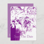 日付80誕生日フラワーブーケのカスタム保存 案内ポストカード (正面/裏面)