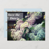 日付90th誕生日パーティー、フローラはがきを保存 案内ポストカード (正面/裏面)