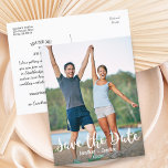 日付、おもしろい、写真のモダンはがきカジュアルを保存する 案内ポストカード<br><div class="desc">婚約を発表結婚し、この日付のモダンはがきを保存する。写真、名前、日付を前面にアップロードし、差出人住所の宇宙があるポストカードの背面に詳細を追加しカスタムて、文字とウェブサイトの詳細を追加す結婚る。しかモダンしスタイリッシュてカジュアル、おもしろい – ほとんどのスタイルとテーマで結婚美しく調整する。以下のクリックColorfulgalshopのロゴで私たちのコレクションを見て結婚、あなたは感じ質問を無料です、または必要があります。</div>