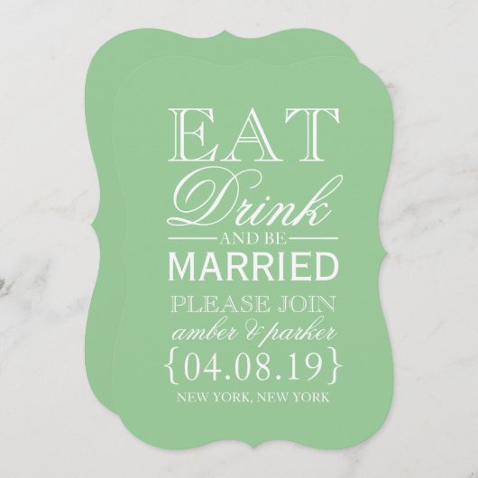 日付|を食べましたり飲み物を及びあります結婚したが救って下さい セーブザデート (正面/裏面)