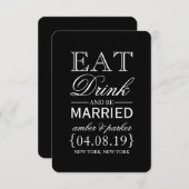 日付|を食べ、飲み物をあります結婚したが救って下さい セーブザデート (正面/裏面)