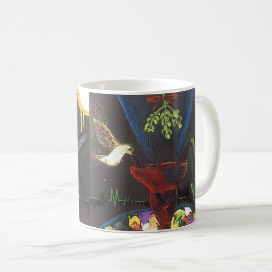 日付 – クラシックマグカップ コーヒーマグカップ (正面右)