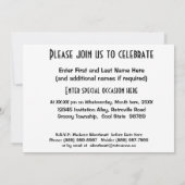 日付-ゴシック様式金属のハートの宝石--を救って下さい セーブザデート (裏面)