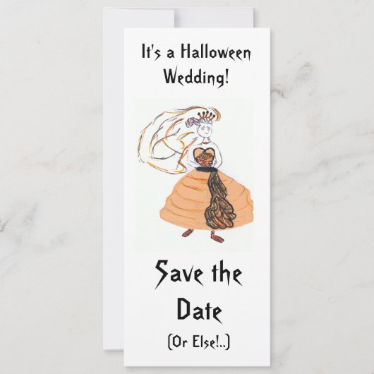 日付/ハロウィンの保結婚存 セーブザデート (正面)