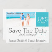 日付-ビーチのテーマ--を救って下さい セーブザデート (正面/裏面)