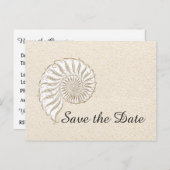 日付/ポストカードの保存招待状 案内ポストカード (正面/裏面)