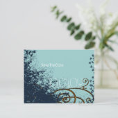 日付 – リーフの渦巻きを保存 –  案内ポストカード (スタンド正面)