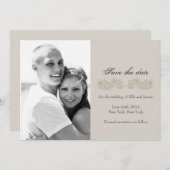 日付//ヴィンテージコレクショインスパイアンの保存 セーブザデート (正面/裏面)