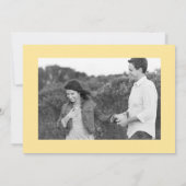 日付、写真を結婚背面に保存 セーブザデート (裏面)