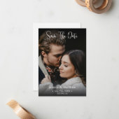 日付、名前の写真と情報を保存 ノートカード (正面/裏面インサイチュ)